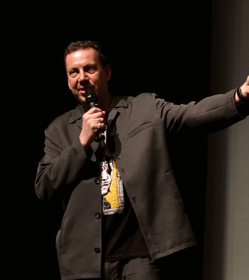Petr Hroch při vystoupení